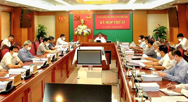 第十三届越共中央检查委员会第十五次会议发布公报 hinh anh 1