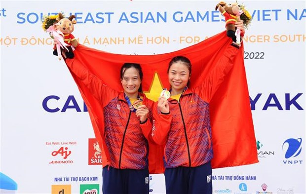 第31届东运会：越南皮划艇队获两枚金牌 hinh anh 1