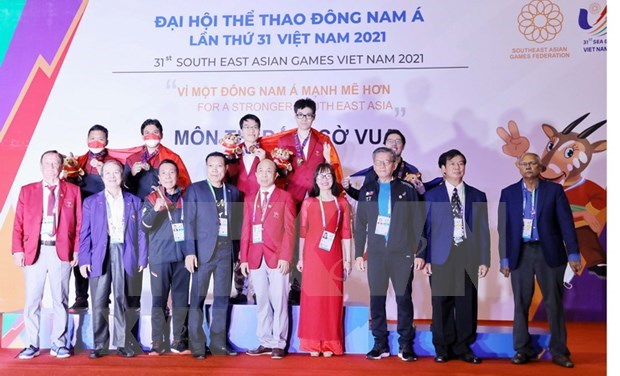 第31届东运会：国际象棋项目比赛结束 越南队共夺得7枚金牌居第一名 hinh anh 1