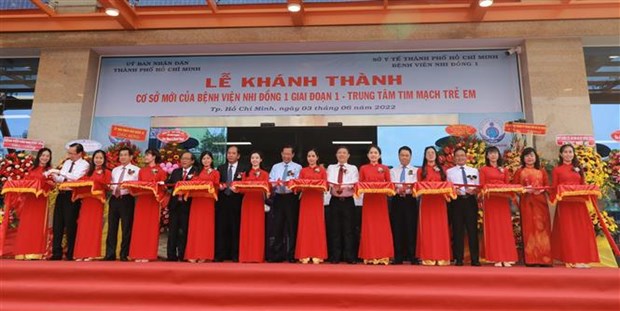 越南南部最现代的儿童心脏中心正式投入运行 hinh anh 1