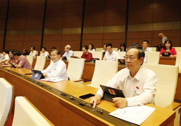 越南第十五届国会第三次会议：国会通过有关2023年监督工作计划的决议 hinh anh 2