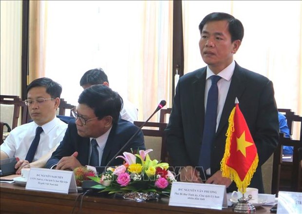 越老建交60周年：承天顺化省与老挝塞公省加强各领域的合作 hinh anh 2
