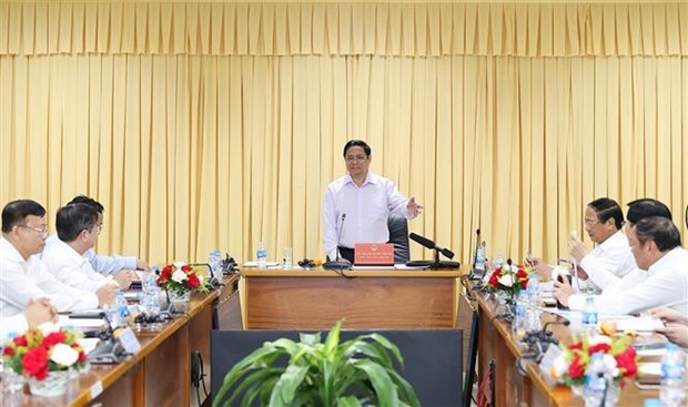 越南政府总理范明政走访乌门一号热电厂 hinh anh 1