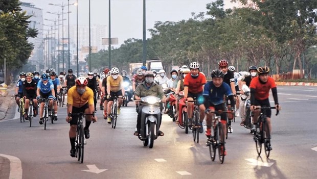 胡志明市计划在河内路大道设计自行车专用道 hinh anh 1