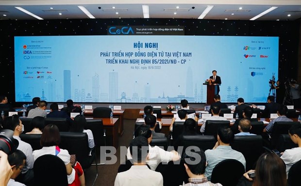 越南大力应用电子合同 助力数字经济发展 hinh anh 1
