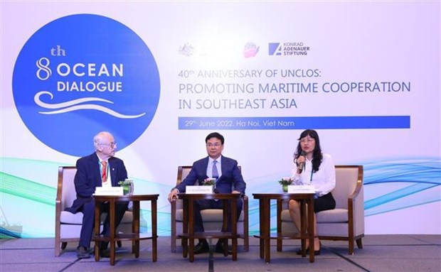 第八次海洋对话：越南承诺遵守和促进《联合国海洋法公约》 hinh anh 1