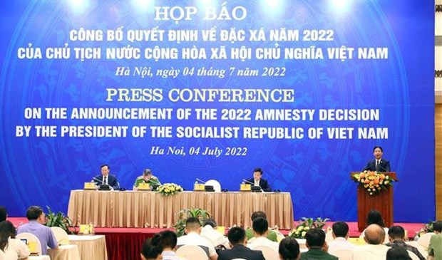 越南国家主席办公厅对外公布2022年国家主席特赦令 hinh anh 1
