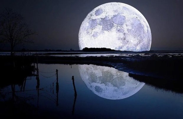 14日凌晨越南将迎来年中最大的“超级月亮” hinh anh 2