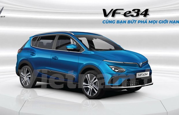 2022年6月份Vinfast的VF e34电动汽车销量为年初以来最高水平 hinh anh 1