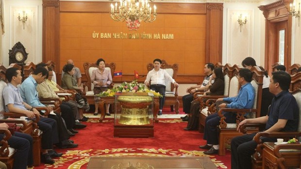 老挝工会联合会代表团对河南省进行工作访问 hinh anh 1