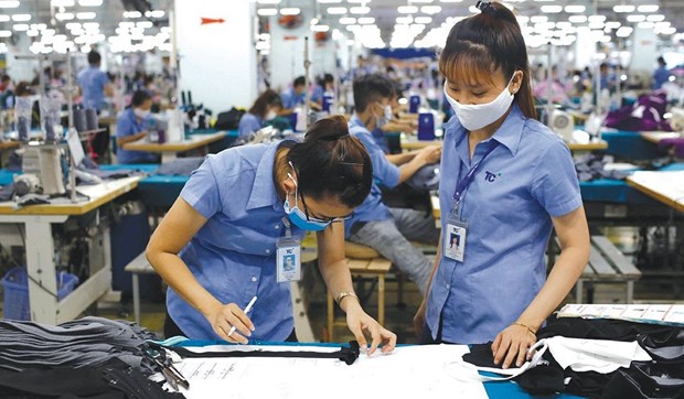 越南纺织品服装业在重重困难中突出重围出口额达到430亿美元的目标 hinh anh 1
