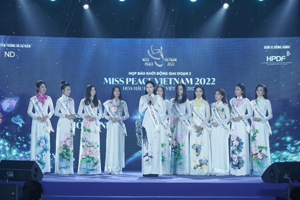 2022年越南和平小姐大赛第二阶段正式启动 hinh anh 1