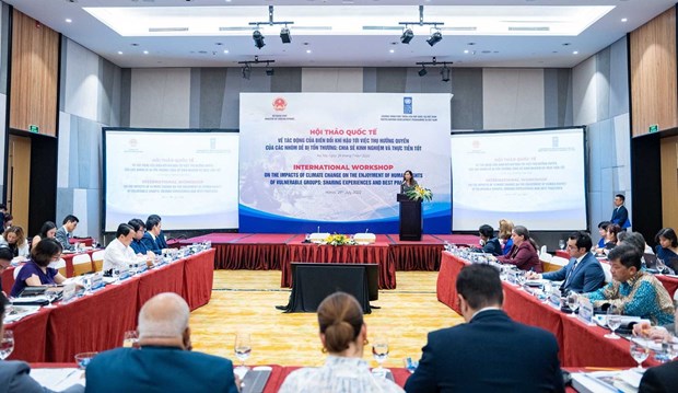 越南在应对气候变化过程中着力促进和保障弱势群体权利 hinh anh 1