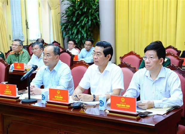 越南国家主席阮春福主持召开国防安全委员会第二次会议（2021~2026年） hinh anh 2
