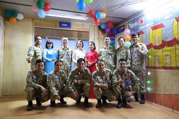 越南野战医院在南苏丹首个妇产科诊所正式开业 hinh anh 2