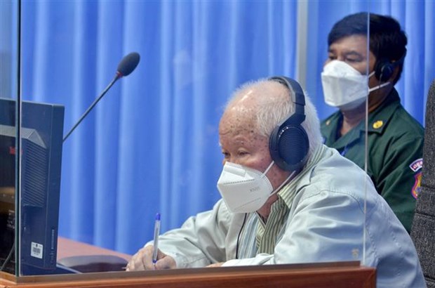 审判波尔布特政权罪行的柬埔寨法院特别法庭将对乔桑潘进行终审 hinh anh 1