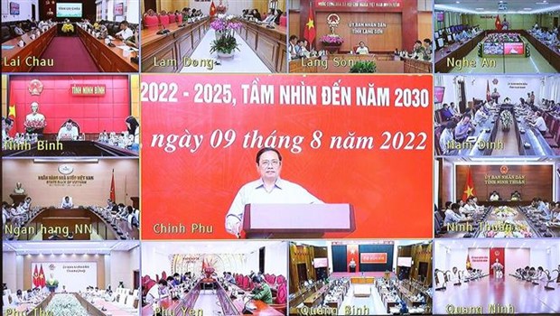 越南政府总理主持有关人口数据库提案总结全国视频会议 hinh anh 2