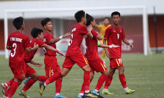 东南亚U16锦标赛：越南U16战胜泰国 挺进决赛 hinh anh 2