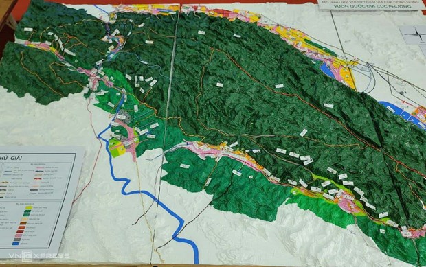 3D模型帮助菊芳国家公园实现自然资源可持续管理和保护 hinh anh 1