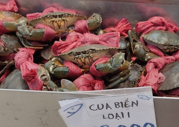 中国、美国、日本对越南海蟹进口量大幅增加 hinh anh 1