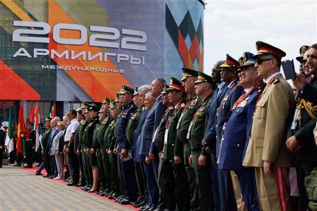 2022年国际军事比赛和国际军事技术论坛在莫斯科开幕 hinh anh 2