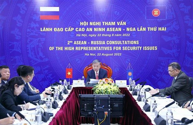 越南公安部部长苏林出席东盟-俄罗斯负责安全问题高级领导第二次磋商 hinh anh 1