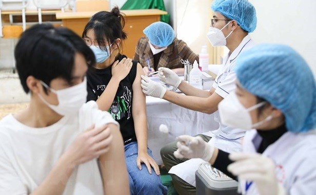 胡志明市多措并举增加儿童新冠疫苗接种率 hinh anh 1