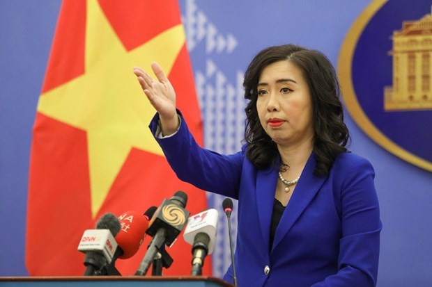 越南外交部例行记者会：要求各国家、组织尊重越南对黄沙和长沙的主权 hinh anh 1