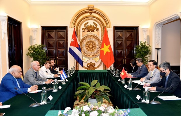 古巴外交部副部长对越南进行访问 hinh anh 2