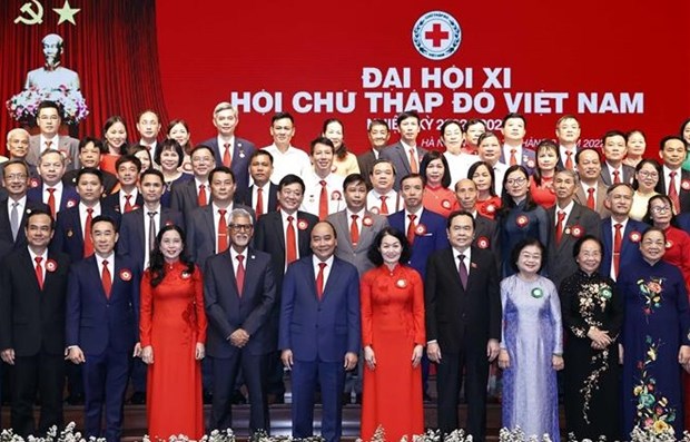 越南红十字会第十一次全国代表大会隆重开幕 hinh anh 3