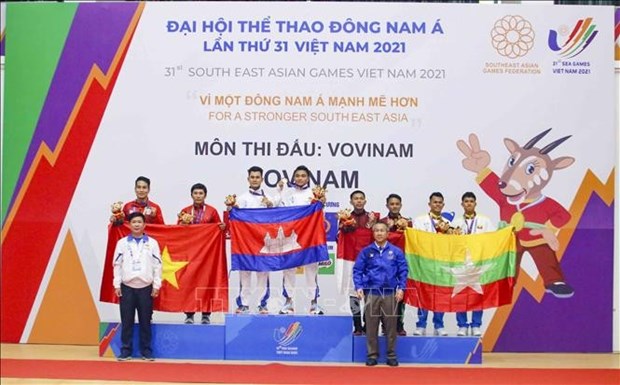 柬埔寨力争在2023年东运会越武道项目上夺得9枚金牌的目标 hinh anh 1
