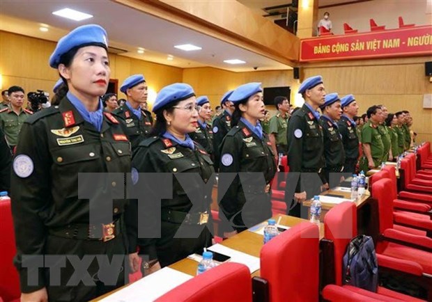 越南警察随时参加联合国维和部队 hinh anh 1