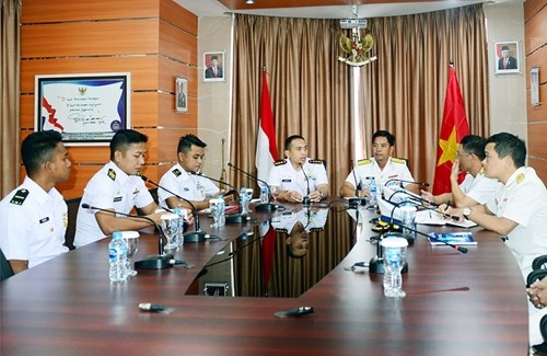 越南与印度尼西亚海军联合演练落下帷幕 hinh anh 1