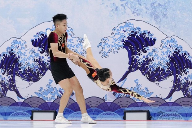 越南健美操队获得亚洲健美操锦标赛金牌 hinh anh 1