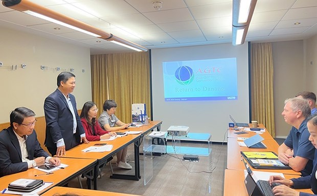 促进岘港市与英国伙伴在投资、卫生和教育领域的合作关系 hinh anh 1