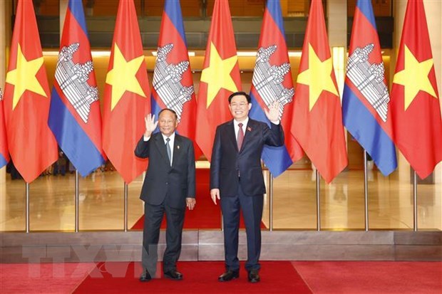 柬埔寨王国国会主席结束对越南的正式访问 hinh anh 2