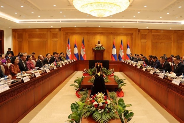 老挝与柬埔寨加强立法领域合作 hinh anh 1