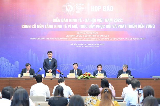 2022年越南经济社会论坛将于9月18日举行 hinh anh 1