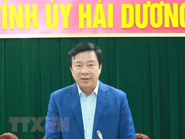 越共中央政治局对2020-2025年任期海阳省委常委给予警告处分 hinh anh 1