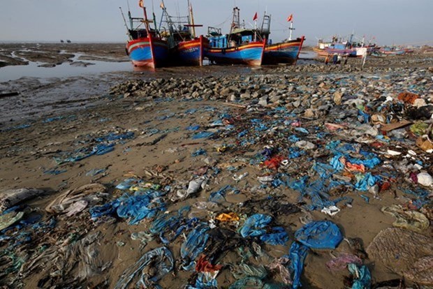 东盟与联合国项目事务厅合作共同防治海洋塑料垃圾污染 hinh anh 1
