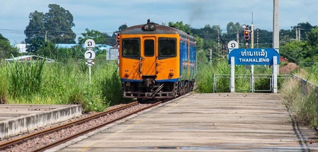 泰国通往老挝的铁路恢复运营 hinh anh 1
