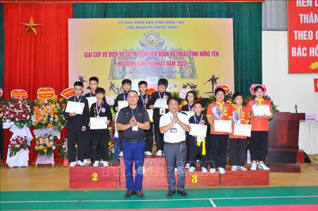 近30个省市的运动员参加2022年首届兴安传统武术公开赛 hinh anh 2
