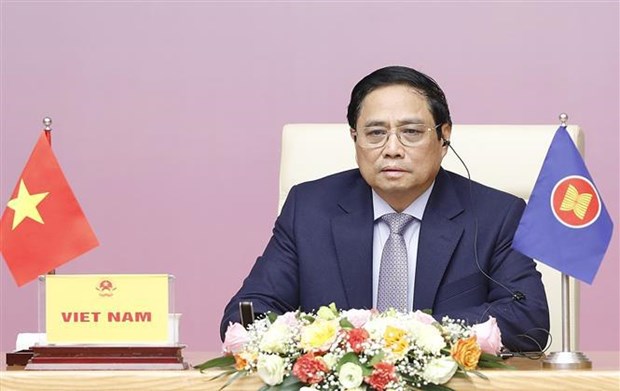 越南政府总理范明政出席东盟第二次女性领导人峰会 hinh anh 1