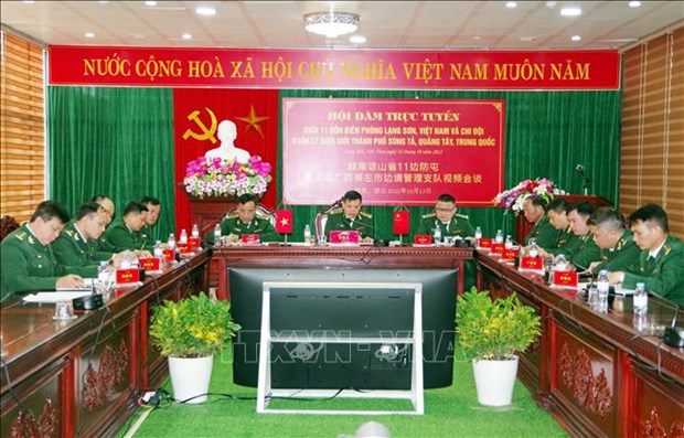 越南谅山与中国广西继续配合做好边境管理和保护工作 hinh anh 1