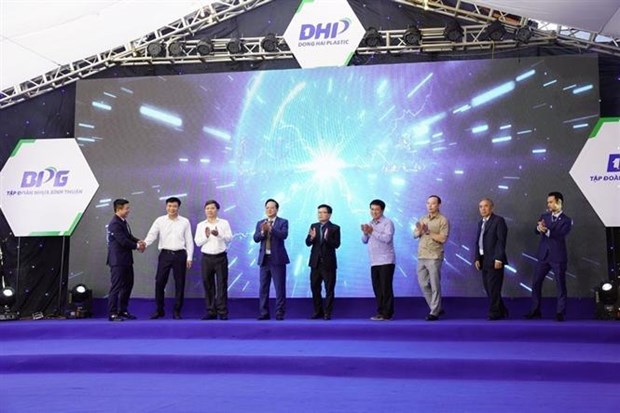越南两家应用循环回收技术塑料生产厂正式落成 hinh anh 1