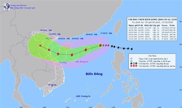 台风“纳沙”进入东海成为2022年第6号台风 hinh anh 1