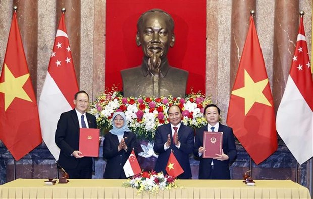 新加坡媒体对雅各布总统越南访问之行给予积极评价 hinh anh 3