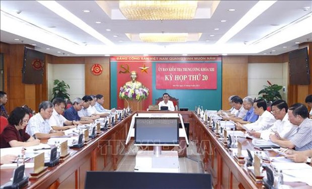 越共中央检查委员会第21次会议：对许多党组织和党员给予党纪处分 hinh anh 1