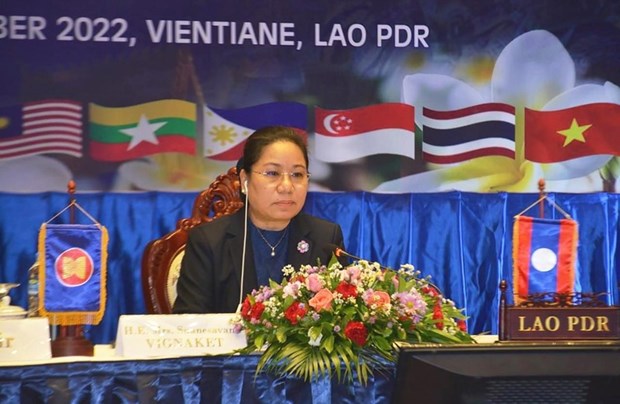 第10届东盟文化艺术部长级会议及相关会议在老挝开幕 hinh anh 1