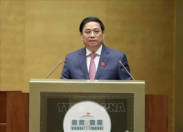 越南政府总理就干部、公务员和公职人员离职情况回答国会代表的质询 hinh anh 1